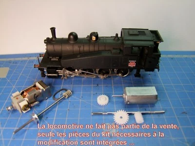 Kit Motorisation sans courroie locomotive vapeur JOUEF HO Réf. 040-TA-28/ TA-112
