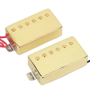 2 pz Chitarra elettrica Humbucker Pickup ottone oro alnico5 magnete DDD