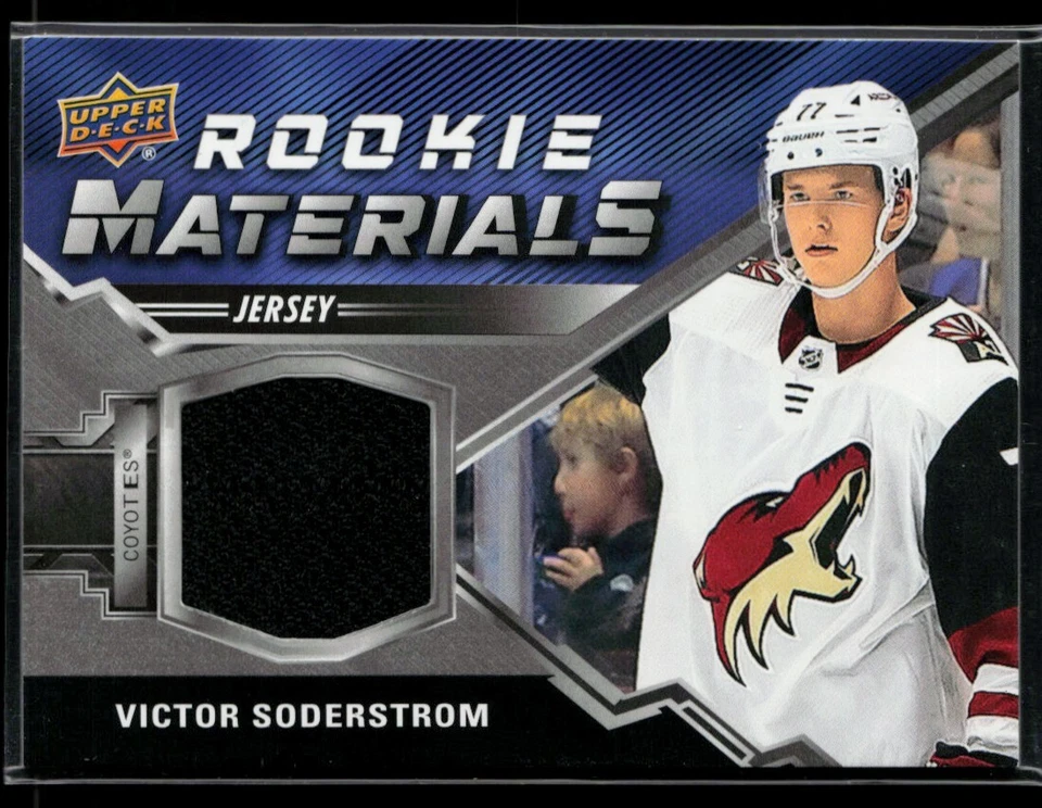2020-21 Upper Deck Rookie Materials #RM-VS Victor Soderstrom RC - Image 1 of 2