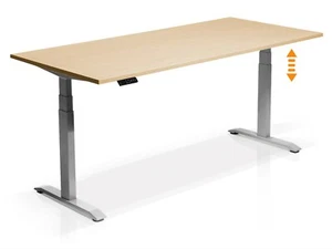 Elektrisch höhenverstellbarer Schreibtisch Bürotisch OFFICE ONE Memory-Funktion - Bild 1 von 64
