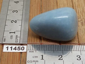 ANGELITE A-Qualität Natur Rollstein 14g Lithotherapie Schlafstörung - Bild 1 von 3