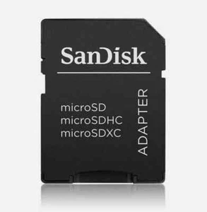SANDISK MICRO SD Card Adapter SDHC SDXC MEMORY CARD ADAPTOR CONVERTER - Picture 1 of 12