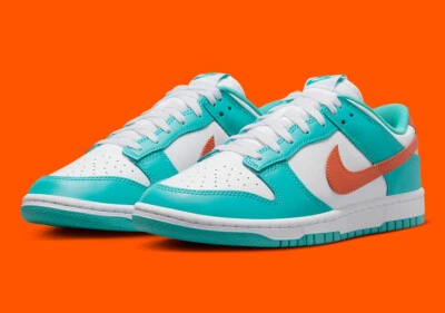 Nike Dunk Low Retro “Miami Dolphins” DV0833-102 Nuevo Para Hombre Talla 3.5-13 Foto 1 de 4