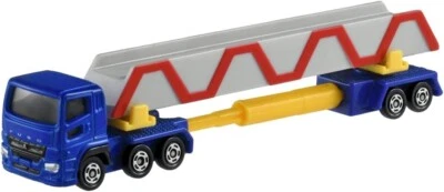 Tomica Long Truck Mitsubishi Fuso Super Great Pole Trailer Diecast Car 1/64 #140 - Image 1 of 4