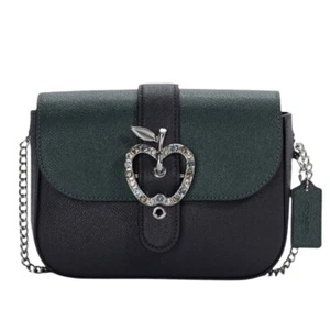 Coach C6797 Gemma Crossbody In Colorblock With Apple Buckle Forest Midnight - Picture 1 of 9
