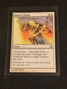 Magic the Gathering Fifth Dawn Abuna's Chant - Picture 1 of 2