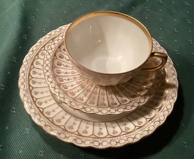 Gedeck Kaffeegedeck Württembergisch Porzellanman. DEKOR LUDWIGSBURG Vintage - Bild 1 von 4