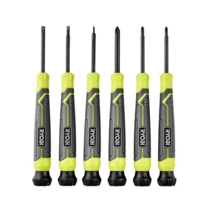 RYOBI 6 TLG. Präzisions Schraubendreher Set - Bild 1 von 3