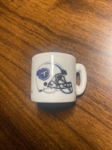 Vintage NFL Mini Coffee Cup Mug Tennessee Titans 1.25" Collectible Miniature Cover