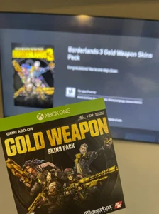 Borderlands 3 Gold Weapon Skins Pack (Xbox One) - Picture 1 of 2