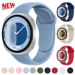 For Samsung Galaxy Watch 8 Classic 46mm/8 40/44mm Sport Silicone Strap Watchband - Picture 1 of 50