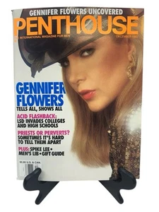 DECEMBER 1992 PENTHOUSE MAGAZINE GENNIFER FLOWERS - Imagen 1 de 2