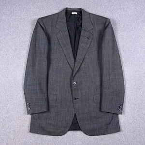 VTG Brioni Blazer Mens IT 50 / US 40 Gray Wool Made in Italy - Picture 1 of 17