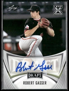 2021 Leaf Draft #BA-RG2 Robert Gasser Autographs - Bild 1 von 2