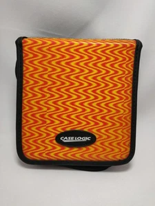 Case Logic 32 DVD/CD Rot Orange Refracor Optical Wallet Storage Case Vintage - Bild 1 von 3