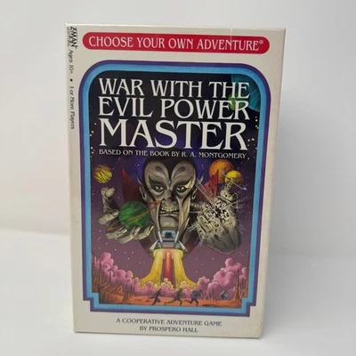 War With The Evil Power Master Choose Your Own Adventure Game Complete Brand New - Image 1 of 4