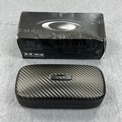 Oakley Carbon Fiber Square O Hard Case Only Limited 100-971-001 Metallic Gray - Image 1 of 4