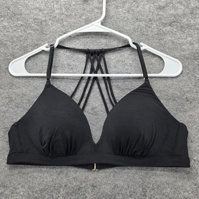 Athleta Bralette Womens Medium Strappy Back Padded Wireless Bra Athletic Yoga - Image 1 of 4