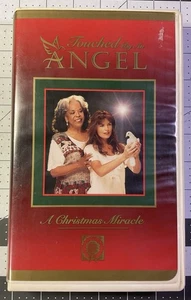 Touched by an Angel - A Christmas Miracle (VHS, 1997) Clamshell - Foto 1 di 4