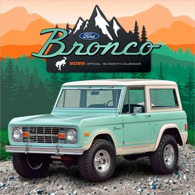 Ford Bronco OFFICIAL | 2026 12x24" (Hanging) Square Wall Calendar | Plastic-Free - Image 1 of 4