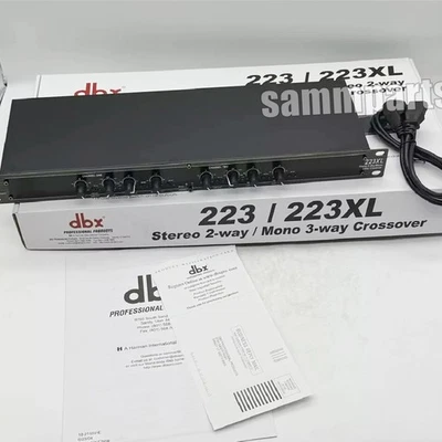 DBX 223XL Stereo 2-Way/Mono 3-Way Crossover Rack Mountable US NEW - Image 1 of 4