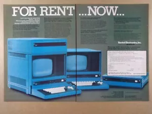 1979 Intel Intellec Series II 210 220 230 Rental Electronics vintage print Ad - Picture 1 of 1