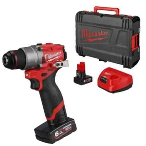 Milwaukee M12FDD2-602X 12V M12 FUEL™ Sub Compact Drill with 2x 6.0Ah Batteries - Picture 1 of 4