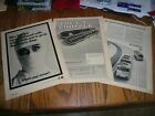 Crane GM Bus & General Advertising  Ads - Vintage - Three for One Price