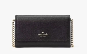 KATE SPADE New York NWT Darcy Chain Wallet/Crossbody Black  MSRP $269 - Picture 1 of 7