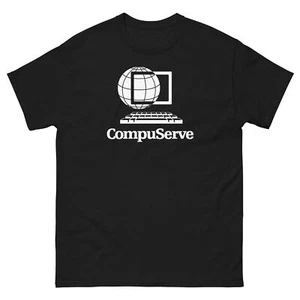 Comp u Serve Online Network Short-Sleeve Unisex Vintage Computer Geek T-Shirt - Picture 1 of 17