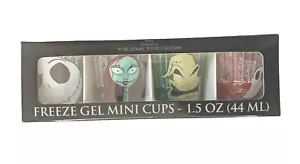 Disney Nightmare Before Christmas 1.5-Ounce Freeze Gel Mini Cups Set of 4 New - Picture 1 of 7