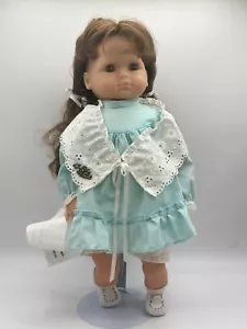 Muñeca Gotz de colección modelo Gotz 20" muñeca todo vinilo posable pelo castaño ojos marrones - Imagen 1 de 4