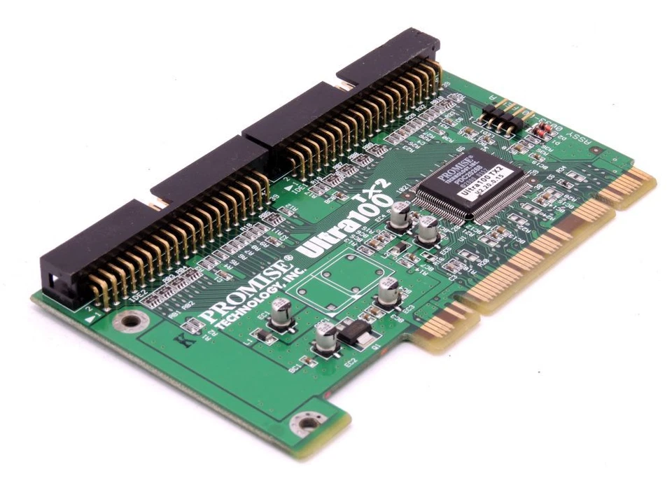 Promise Technology FastTrak Ultra 100 TX2 IDE PCI RAID Controller Card 0033-00 - Image 1 of 1
