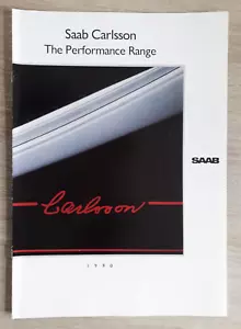 Saab Carlsson Range Brochure 1990 - 9000 900 CD - Picture 1 of 5