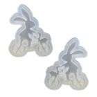 Cycling Rabbit Molds Rabbit Silicone Resin Molds Home Decorations