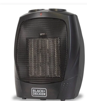 BLACK+DECKER Portable Space Heater, Room Space Heater with Carry Handle for Easy - Image 1 of 4