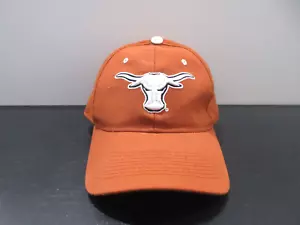 Texas Longhorns Hat Cap Fitted Mens 7 Orange White College Football Zephyr - Picture 1 of 10