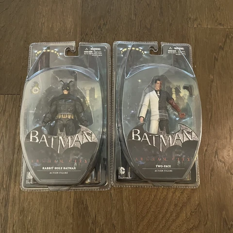 COMPLETE Batman Arkham City Series 5: Rabbit Hole Batman, Two-Face Harvey Dent Cover