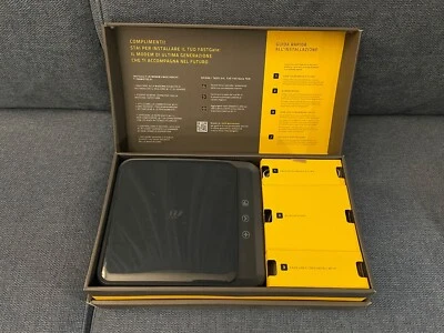 MODEM ROUTER FASTWEB FASTGATE DGA4131FWB ADSL FIBRA WIFI 5G Completo di tutto - Immagine 1 di 2