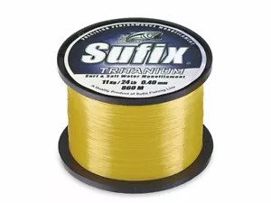 Sufix Tritanium 1/4LBS Neon Gold Sea Fishing Line - Picture 1 of 1
