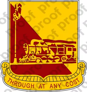 AUFKLEBER US ARMY 714TH TRANSPORT BATTALION - Bild 1 von 1