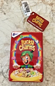 NEW RUZ LUCKY CHARMS DECOUPAGE FOOD ORNAMENT - Picture 1 of 9
