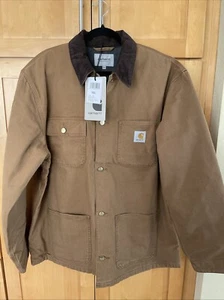 Carhartt WIP Wool Michigan Chore Coat Work In Progress Hamilton Brown 2XL - Picture 1 of 8