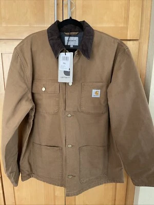 Carhartt WIP Wool Michigan Chore Coat Work In Progress Hamilton Brown 2XL - Image 1 of 4