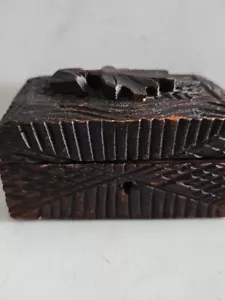 DE COLECCIÓN Caja Pequeña de Madera De Colección - HOJA❤️ - Imagen 1 de 4