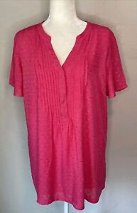 Soft Surroundings Size XL Dotted Tunic Top Blouse