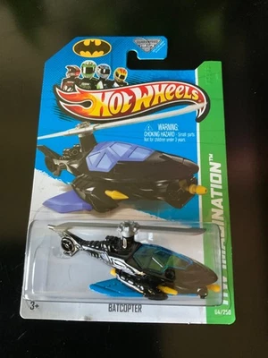 HW HOT WHEELS 2013 HW IMAGINACIÓN #64/250 BATMAN BATCOPTER HOTWHEELS NEGRO MUY BUEN ESTADO Foto 1 de 4