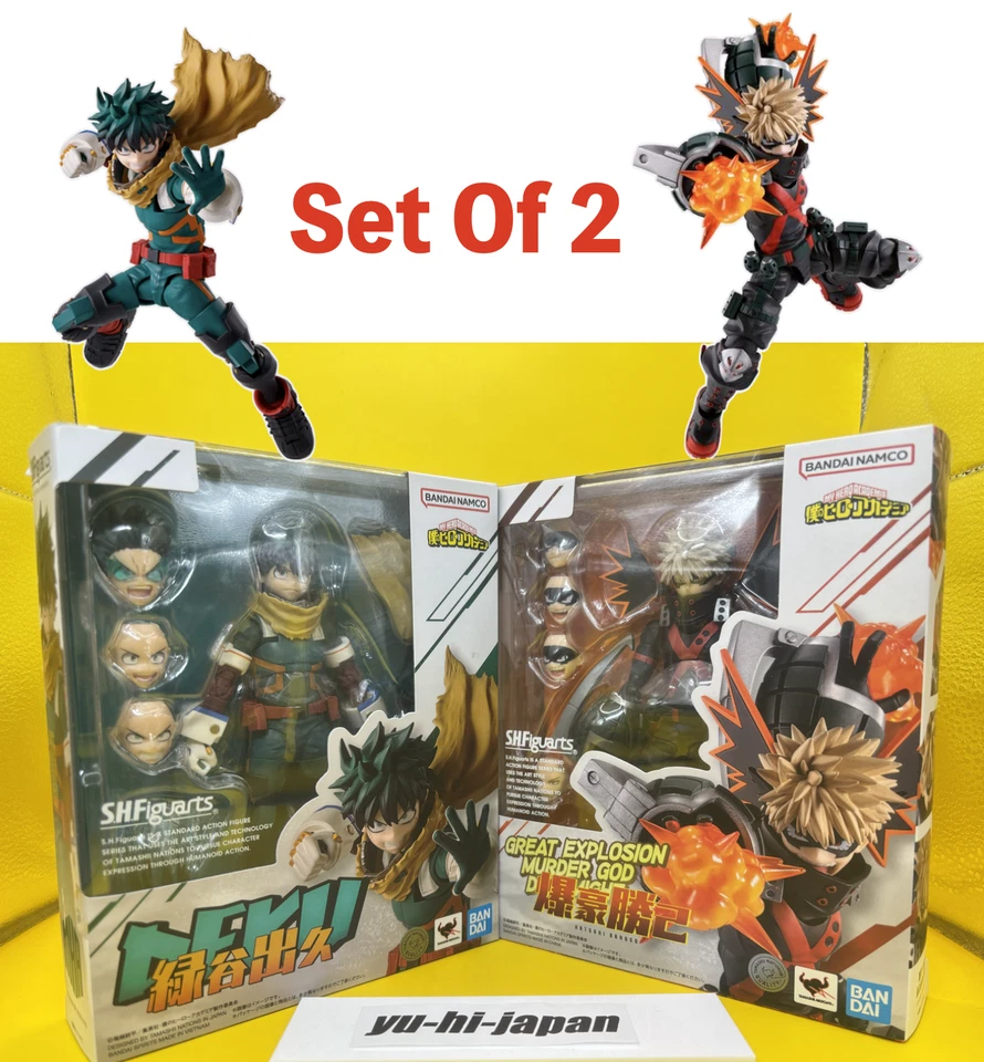S.H.Figuarts Katsuki Bakugo Action Figure My Hero Academia SHF SH Bandai