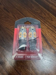 LASFIT 7443 7440 Led Turn Signal Light Bulbs Anti Hyper Flash Amber Super Bright - Picture 1 of 2