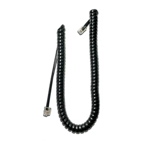 Paquete de 100 cables de auricular negros de 12 pies *NUEVO* - Imagen 1 de 1